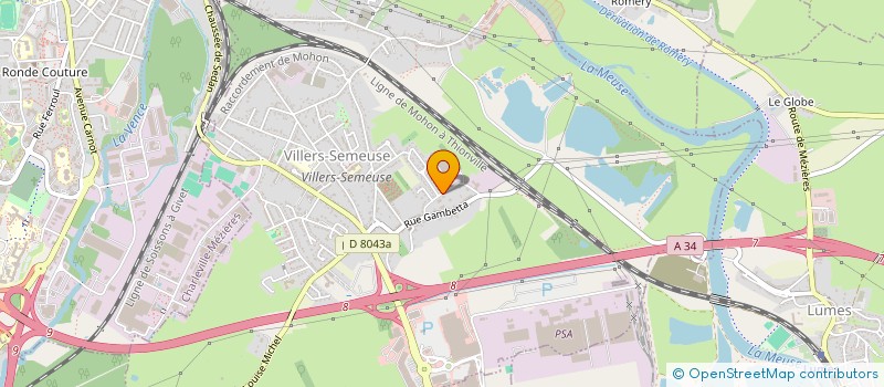 localisation de l'entreprise SCI LA MAISON DU BONHEUR  VILLERS-SEMEUSE