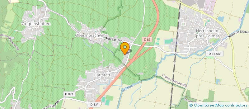 localisation de l'entreprise SCI LA MAISON DU BONHEUR  HERRLISHEIM-PRES-COLMAR
