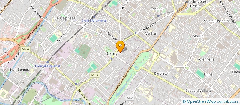 localisation de l'entreprise SCI LA MAISON DU BONHEUR à CROIX