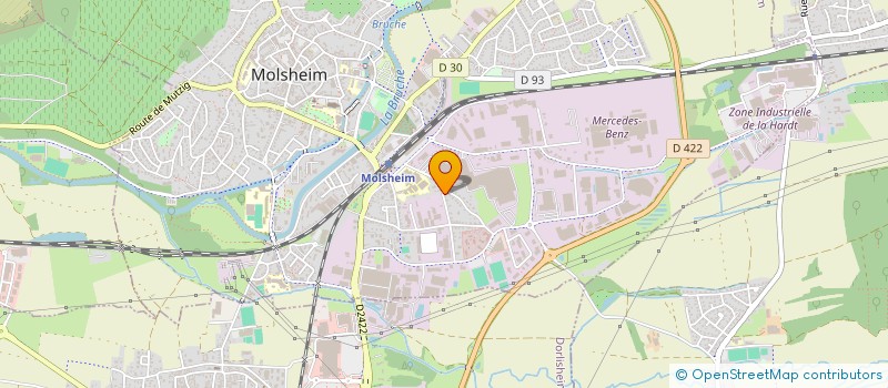 localisation de l'entreprise SCI LA MAISON DU BONHEUR  MOLSHEIM