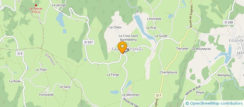 localisation de l'entreprise SCI LA MAISON DU CHATEAU DE MONTMORIN  MONTMORIN