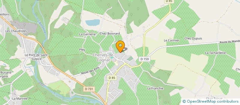 localisation de l'entreprise SCI LA MAISON DU DIABLE à VAL-DE-COGNAC