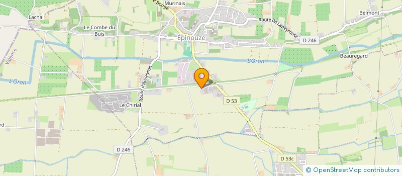 localisation de l'entreprise SCI LA MAISON DU FER  EPINOUZE