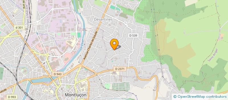 localisation de l'entreprise SCI LA MAISON DU FIGUIER  DESERTINES