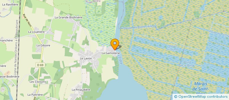 localisation de l'entreprise SCI LA MAISON DU GENDARME  SUCE-SUR-ERDRE