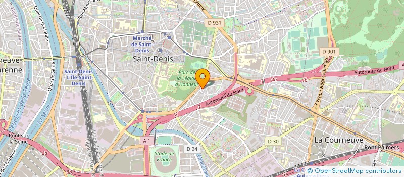 localisation de l'entreprise SCI LA MAISON DU MAIL à SAINT-DENIS