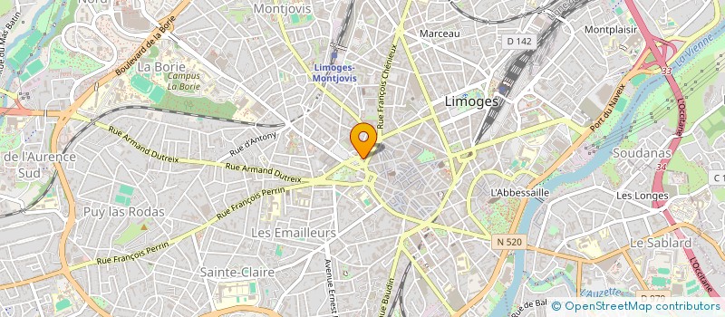 localisation de l'entreprise SCI LA MAISON DU NOTARIAT à LIMOGES