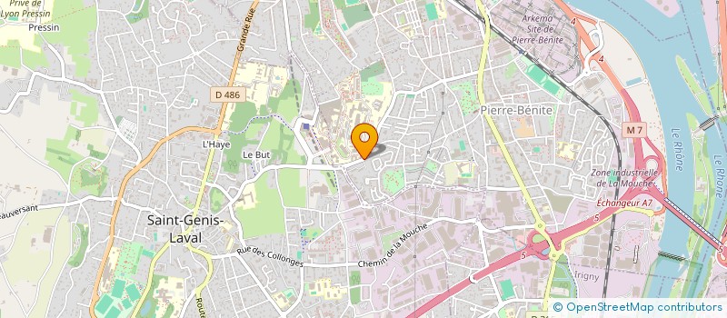 localisation de l'entreprise SCI LA MAISON DU PERRON  OULLINS-PIERRE-BENITE