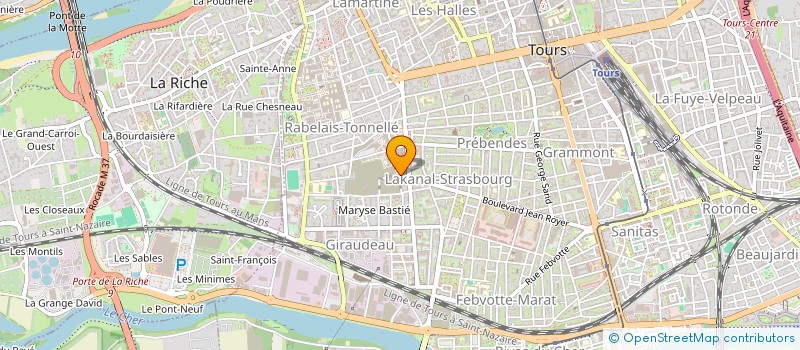 localisation de l'entreprise SCI LA MAISON DU PEUPLE 37  TOURS