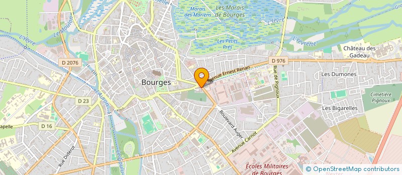 localisation de l'entreprise SCI LA MAISON DU PEUPLE DE BOURGES  BOURGES