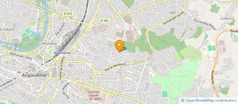 localisation de l'entreprise SCI LA MAISON DU POISSON ROUGE à ANGOULEME