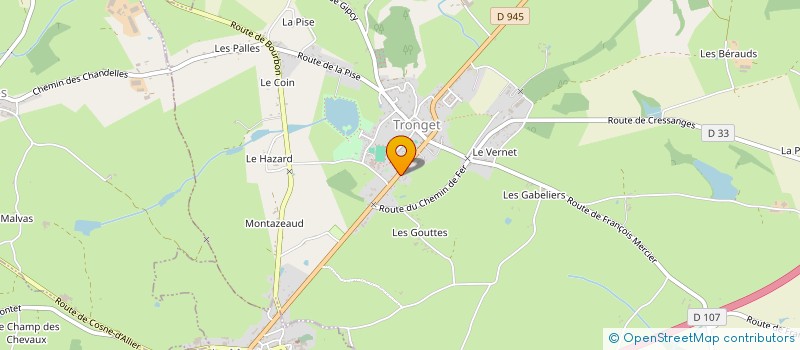 localisation de l'entreprise SCI LA MAISON DU SUD  TRONGET