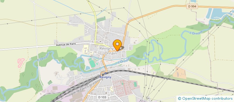 localisation de l'entreprise SCI LA MAISON FORTE à REVIGNY-SUR-ORNAIN