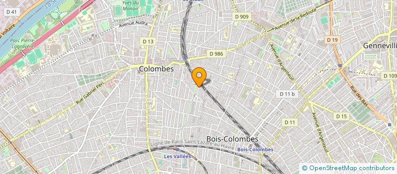 localisation de l'entreprise SCI LA MAISON H à COLOMBES