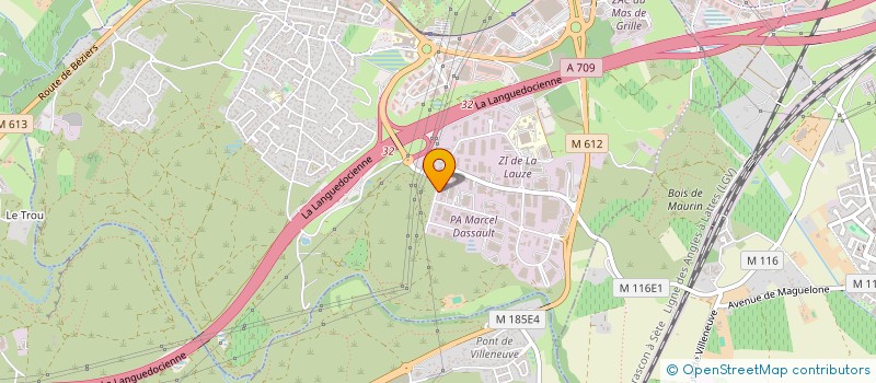 localisation de l'entreprise SCI LA MAISON JAUNE  SAINT-JEAN-DE-VEDAS