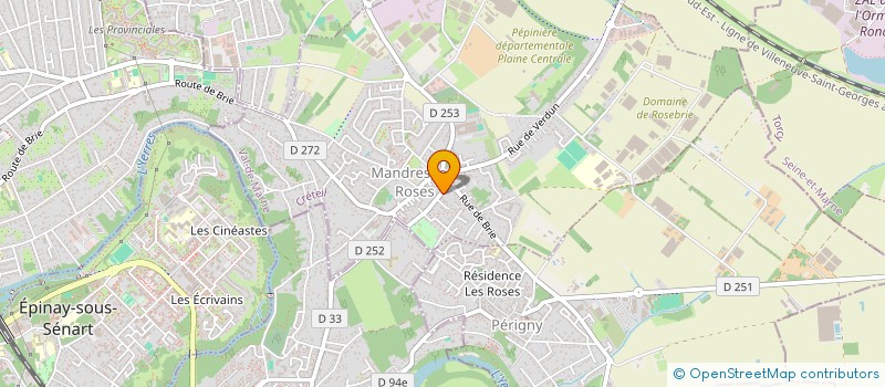 localisation de l'entreprise SCI LA MAISON JAUNE  MANDRES-LES-ROSES