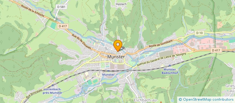 localisation de l'entreprise SCI LA MAISON LUQUET  MUNSTER