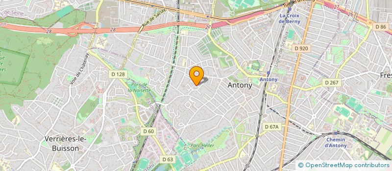 localisation de l'entreprise SCI LA MAISON MER à ANTONY