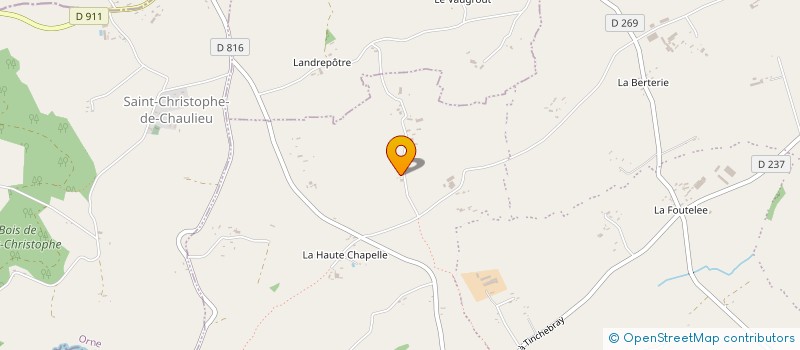 localisation de l'entreprise SCI LA MAISON NEUVE à TINCHEBRAY-BOCAGE