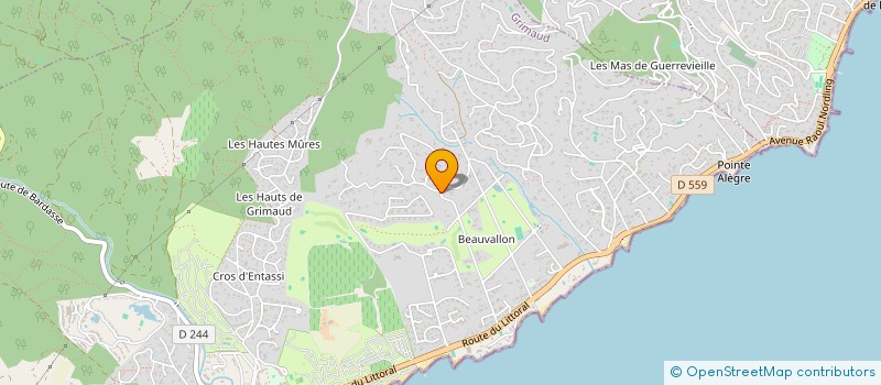 localisation de l'entreprise SCI LA MAISON RIVIERA à GRIMAUD
