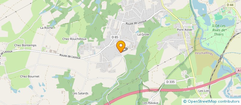 localisation de l'entreprise SCI LA MAISON ROSE  ORLEAT