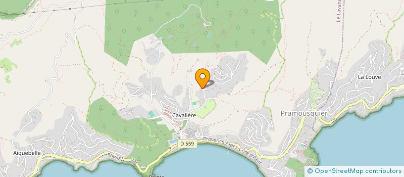 localisation de l'entreprise SCI LA MAISON ROSE à LE LAVANDOU