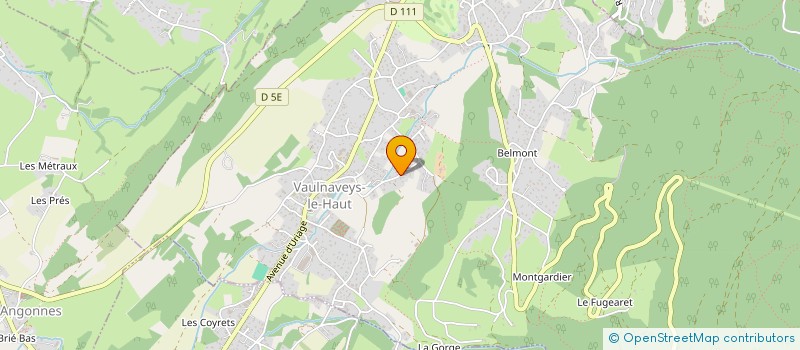 localisation de l'entreprise SCI LA MAISON ROSSI  VAULNAVEYS-LE-HAUT