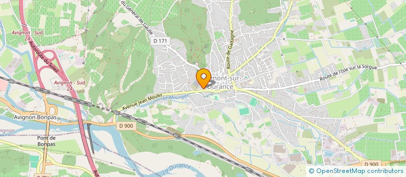 localisation de l'entreprise SCI LA MAISON VERTE  CAUMONT-SUR-DURANCE