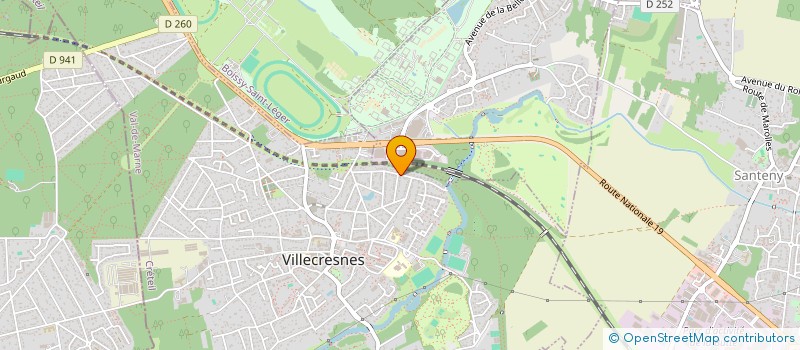 localisation de l'entreprise SCI LA MAISONNAISE  VILLECRESNES