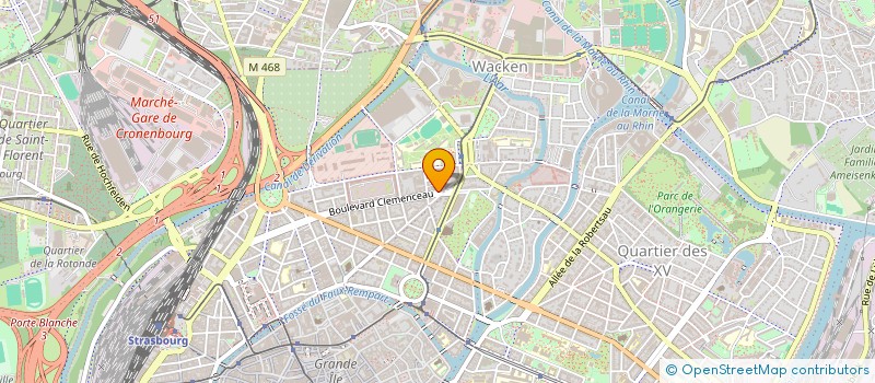 localisation de l'entreprise SCI LA MAISONNEE  STRASBOURG