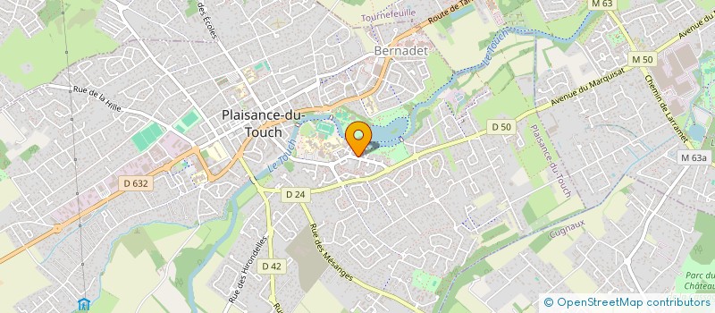 localisation de l'entreprise SCI LA MAISONNETTE  PLAISANCE-DU-TOUCH