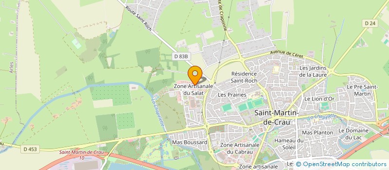 localisation de l'entreprise SCI LA MAJOR à SAINT-MARTIN-DE-CRAU
