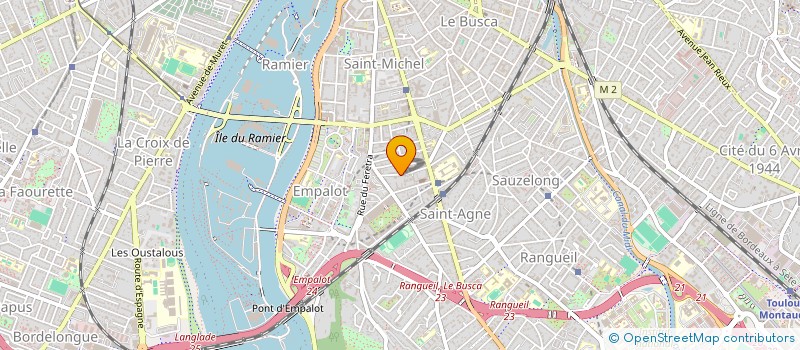 localisation de l'entreprise SCI LA MALADETA  TOULOUSE