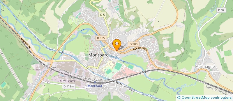 localisation de l'entreprise SCI LA MALADIERE à FAIN-LES-MONTBARD