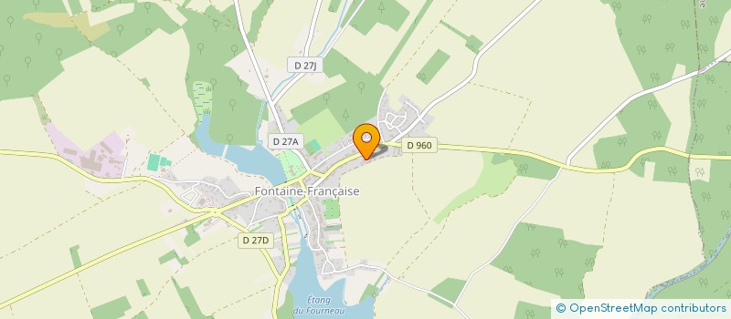 localisation de l'entreprise SCI  LA MALADIERE  FONTAINE-FRANCAISE