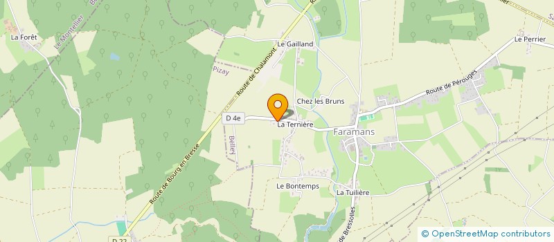 localisation de l'entreprise SCI LA MALADIERE  FARAMANS