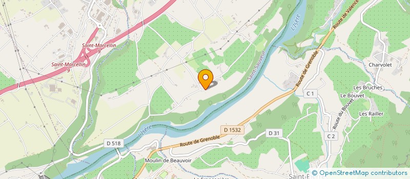 localisation de l'entreprise SCI LA MALADIERE à SAINT-SAUVEUR
