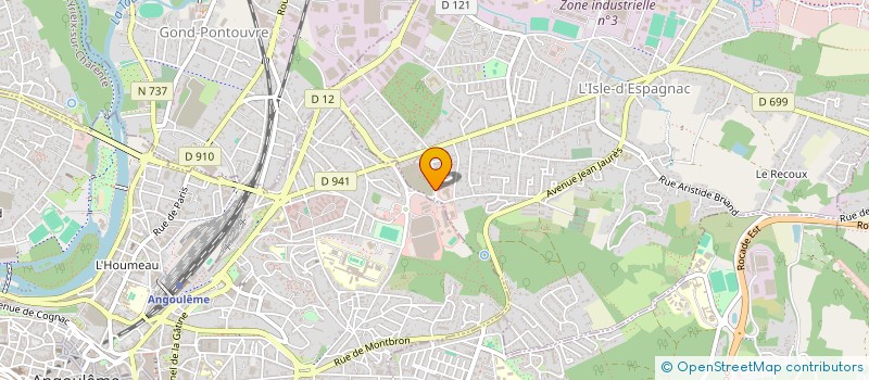 localisation de l'entreprise SCI LA MALADRERIE  L'ISLE-D'ESPAGNAC