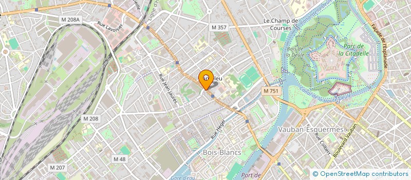 localisation de l'entreprise SCI LA MALADRERIE à LILLE