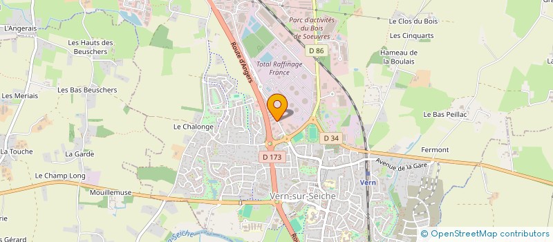 localisation de l'entreprise SCI LA MALADRY  VERN-SUR-SEICHE