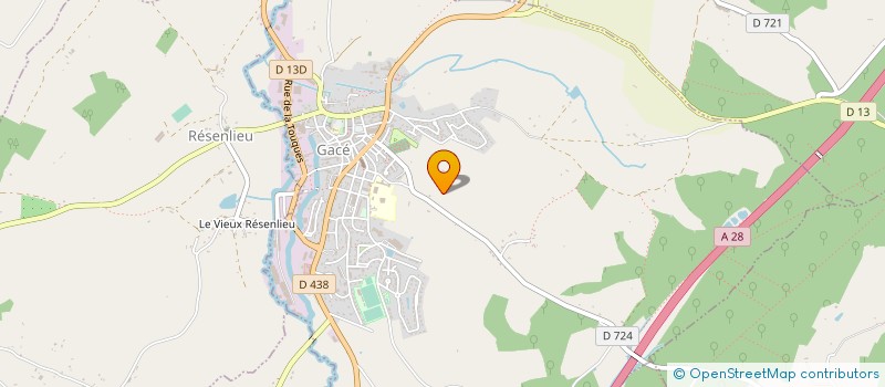localisation de l'entreprise SCI LA MALARDIERE à GACE