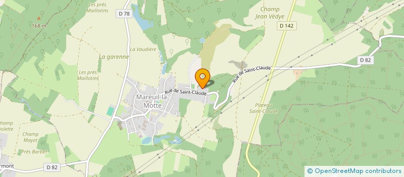 localisation de l'entreprise SCI LA MALCAMPEE  MAREUIL-LA-MOTTE