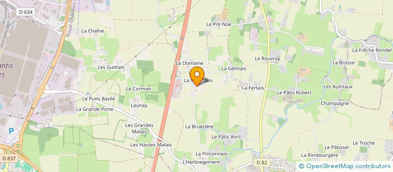 localisation de l'entreprise SCI LA MALCOTAIS  NOYAL-CHATILLON-SUR-SEICHE