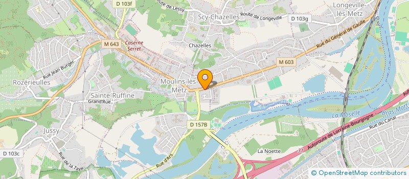 localisation de l'entreprise SCI LA MALGRANGE  LESSY