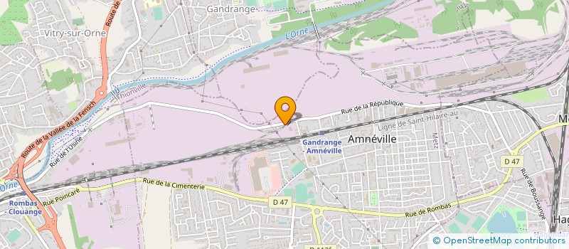 localisation de l'entreprise SCI LA MALGRANGE à AMNEVILLE