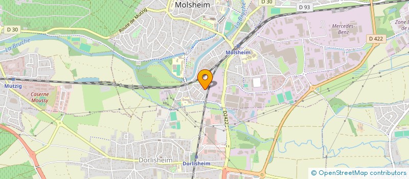 localisation de l'entreprise SCI LA MALICE  DORLISHEIM