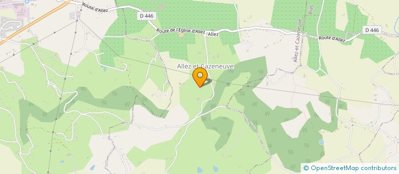 localisation de l'entreprise SCI LA MALICE  ALLEZ-ET-CAZENEUVE