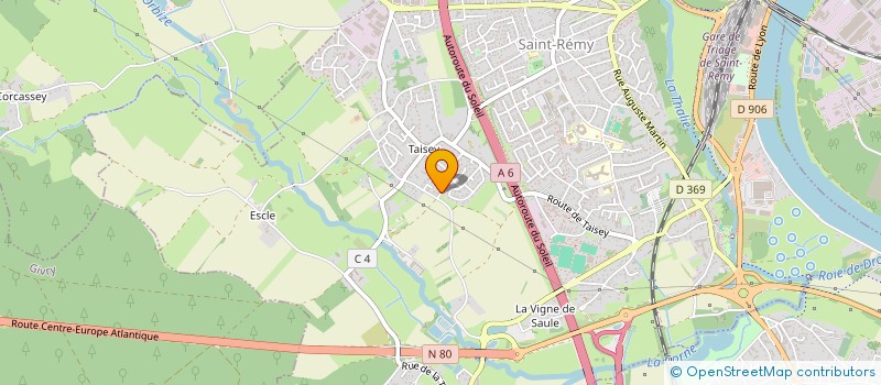 localisation de l'entreprise SCI LA MALICE à SAINT-REMY