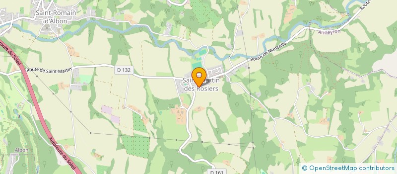 localisation de l'entreprise SCI LA MALINOISE  ALBON