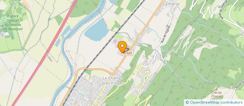 localisation de l'entreprise SCI LA MALLE  LE CHAMP-PRES-FROGES